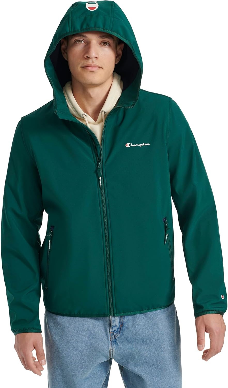 image:imageChampion Mens Lightweight Active Soft Shell Jacket With HoodRainforest