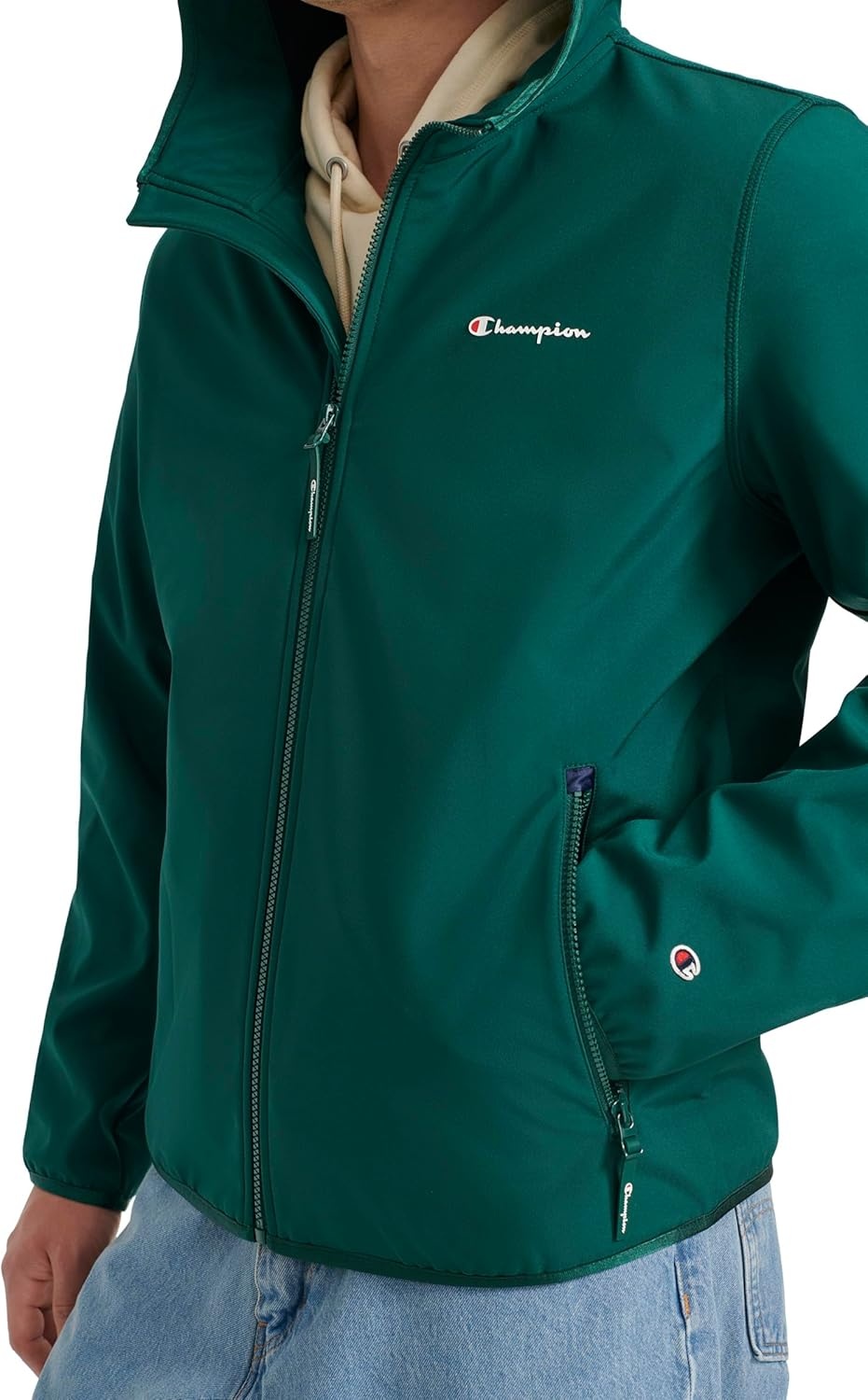 image:imageChampion Mens Lightweight Active Soft Shell Jacket With HoodRainforest