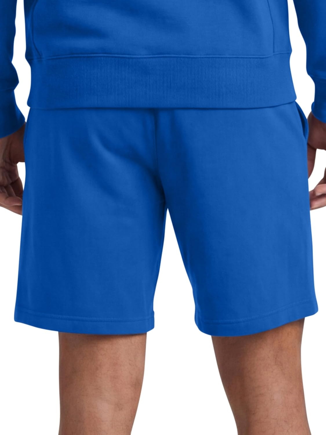 image:imageChampion Mens Lounge Shorts Standard Fit 9 Inch Inseam Lightweight 100 Cotton Available in Regular and Big amp TallNebulas Blue