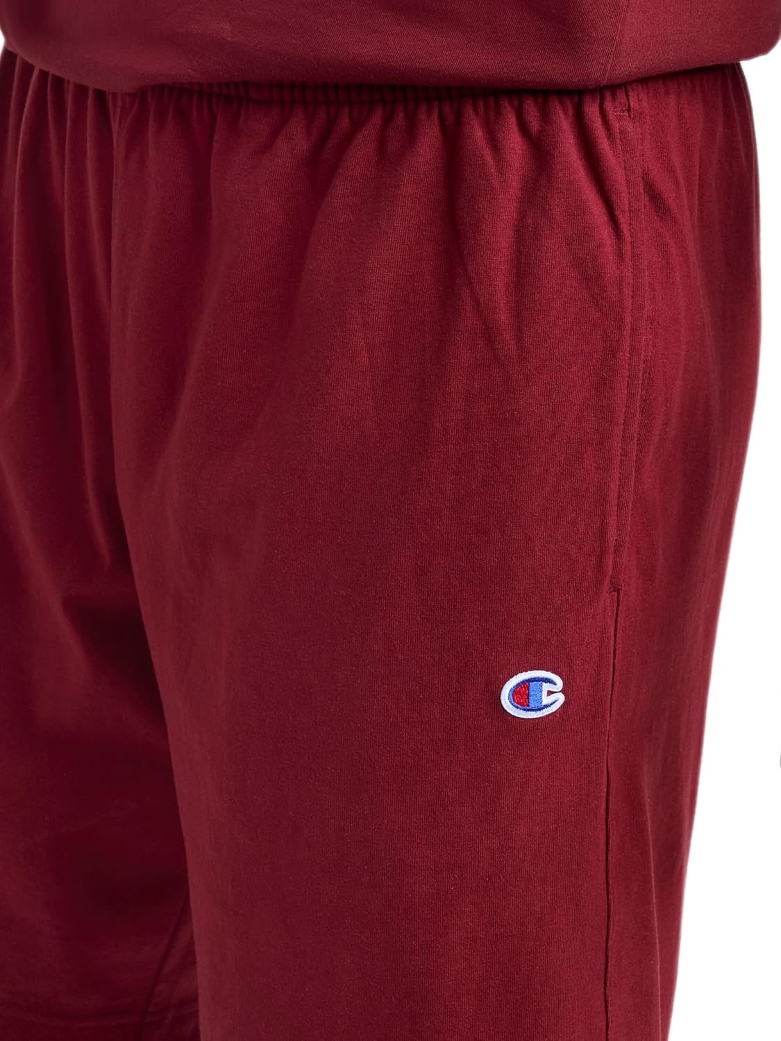 image:imageChampion Mens Lounge Shorts Standard Fit 9 Inch Inseam Lightweight 100 Cotton Available in Regular and Big amp TallPomegranate