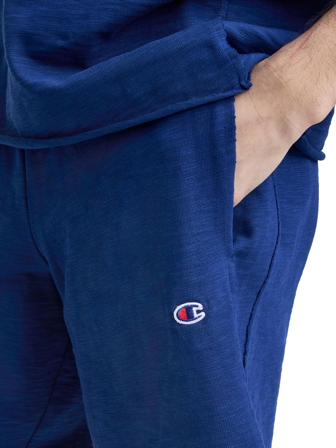 image:imageChampion Mens Modern Retro 100 Washed Cotton 9 Shorts Standard FitBlue Depths