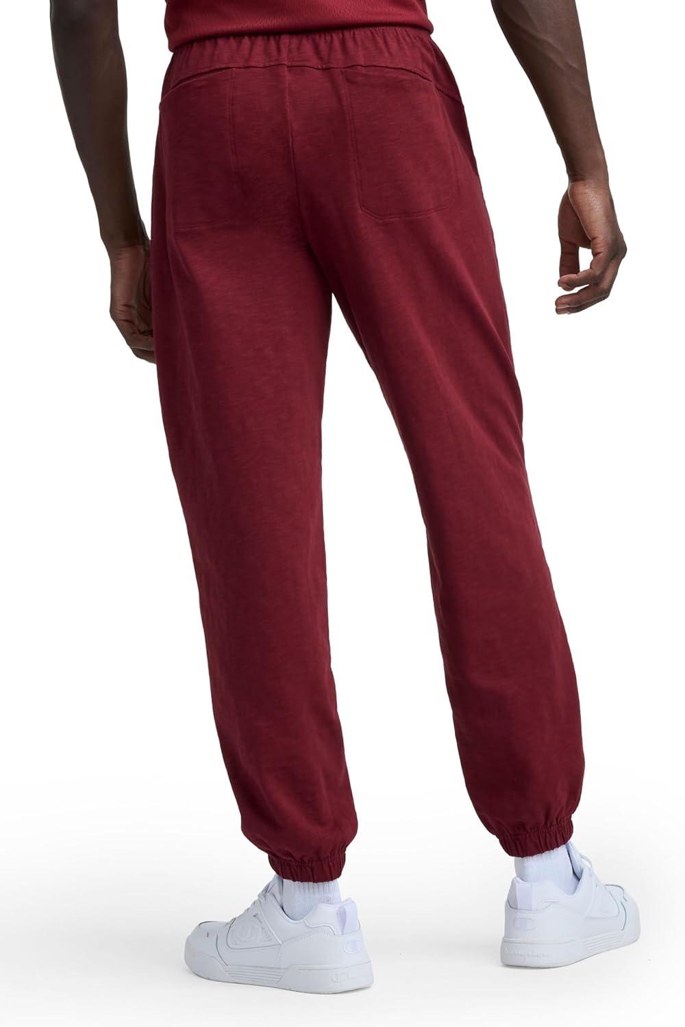 image:imageChampion Mens Modern Retro 100 Washed Cotton Pants Loose FitPomegranate