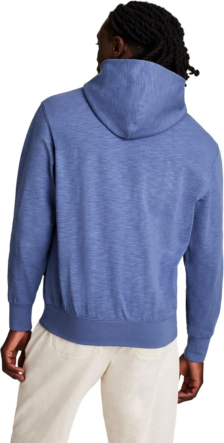 image:imageChampion Mens Modern Retro 100 Washed Cotton Pullover Hoodie Standard FitCoastal Fjord