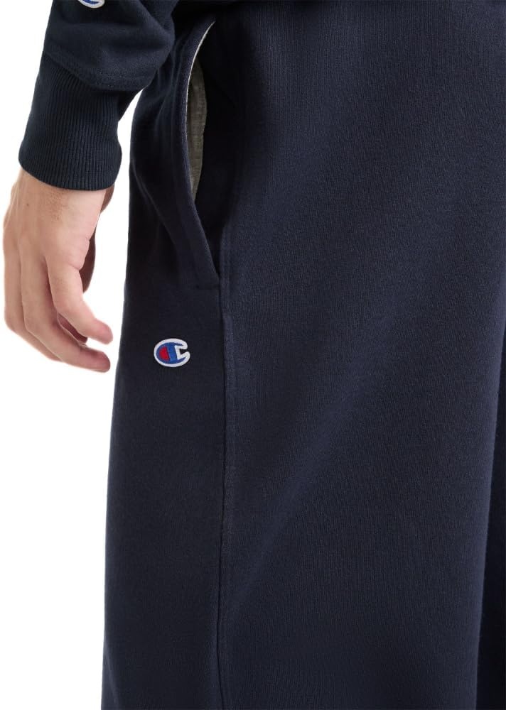 image:imageChampion Mens OpenBottom Fleece Sweatpants Standard Fit Midweight Fleece Available in Regular and Big amp TallDeep Navy