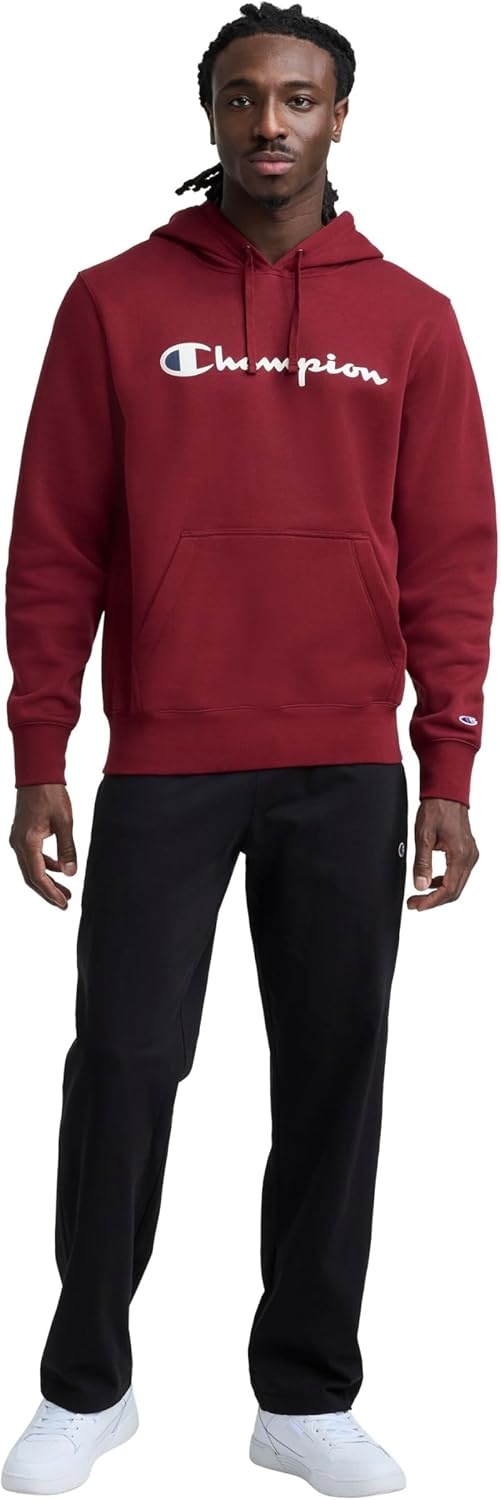 image:imageChampion Mens OpenBottom Lounge Pants Standard Fit Lightweight 100 Cotton Available in Regular and Big amp TallBlack