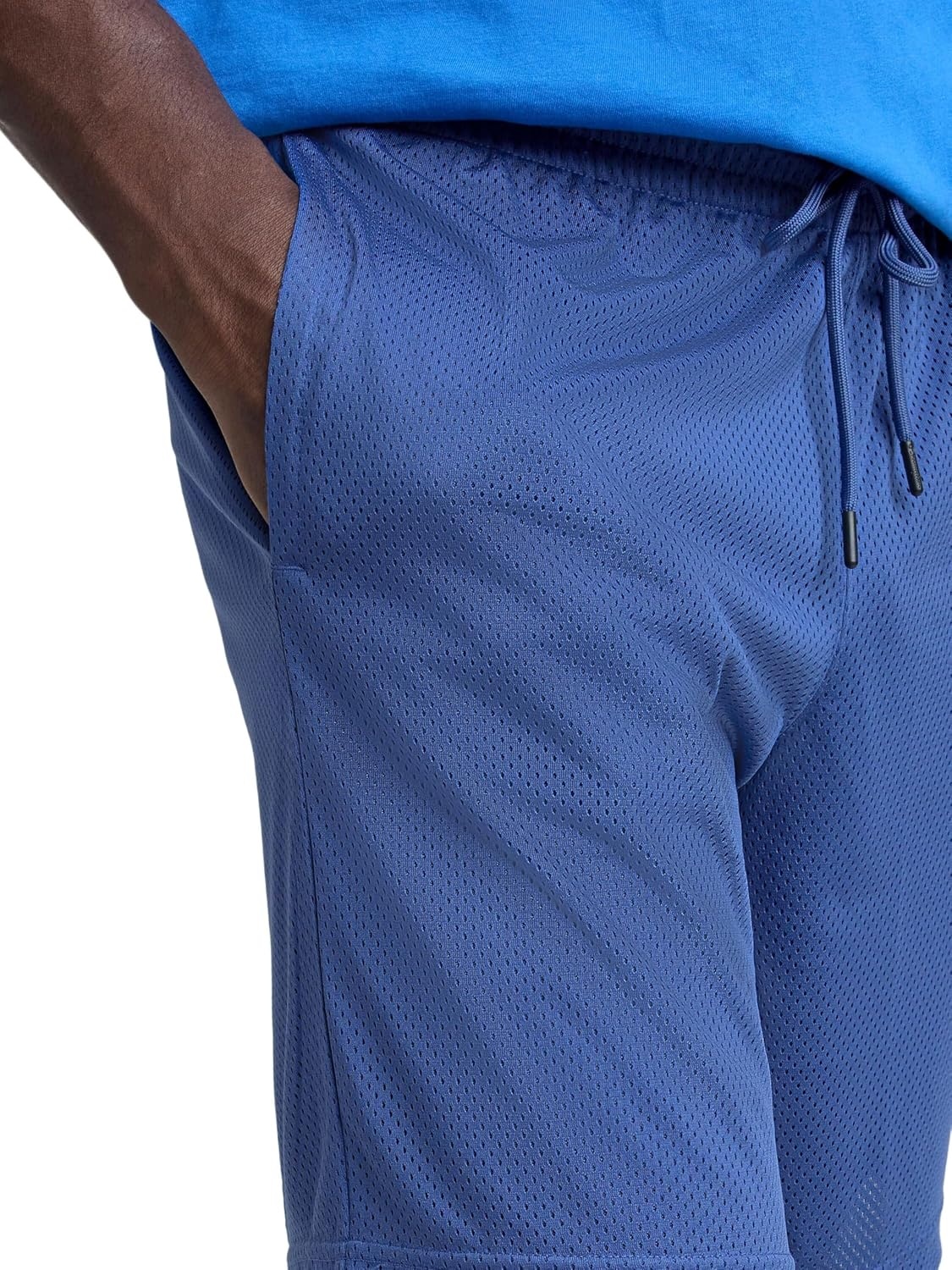 image:imageChampion Mens Performance 9 Mesh Shorts Standard Fit Lightweight Available in Regular and Big amp TallCoastal Fjord C Logo