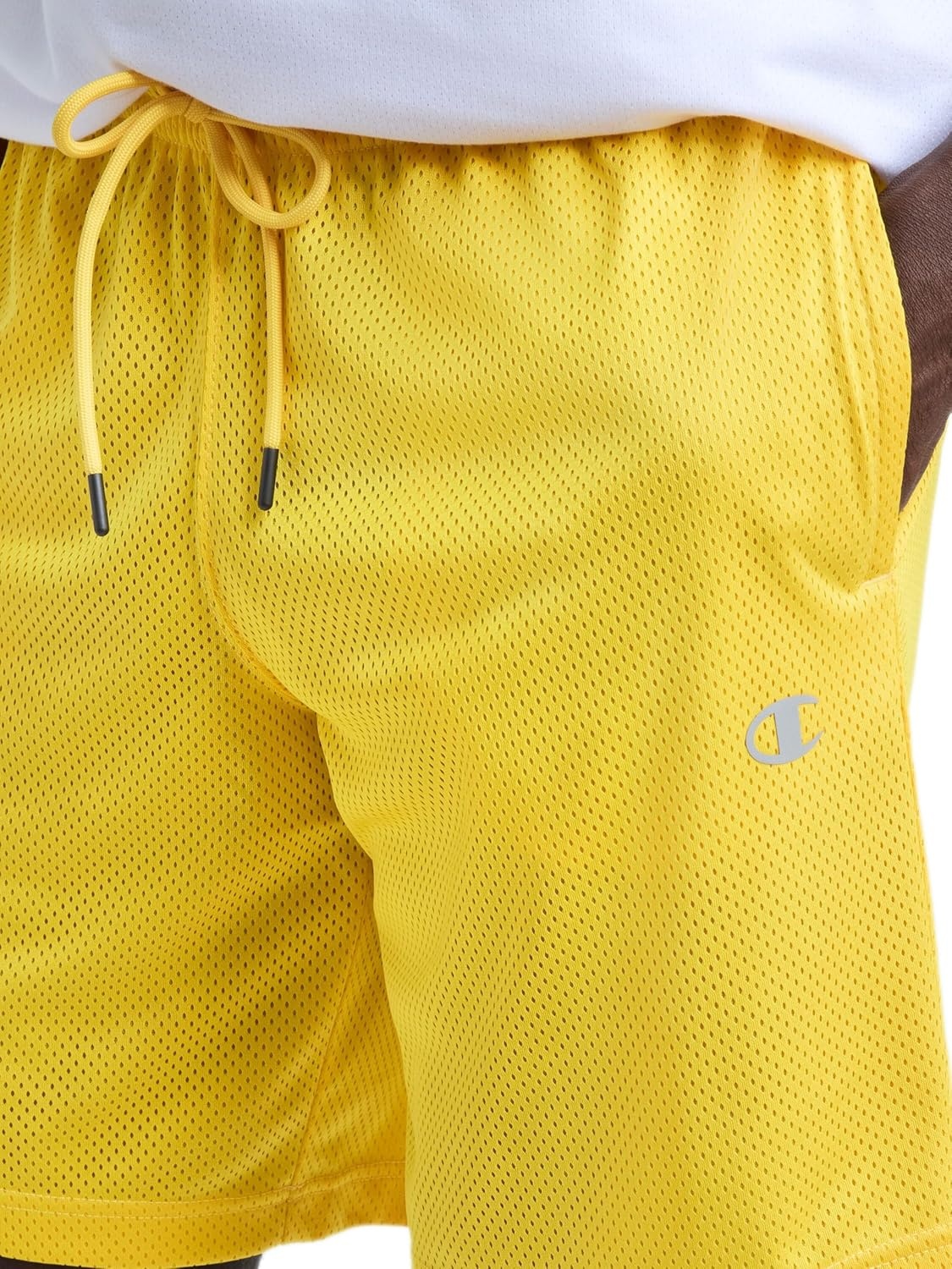 image:imageChampion Mens Performance 9 Mesh Shorts Standard Fit Lightweight Available in Regular and Big amp TallFreesia C Logo