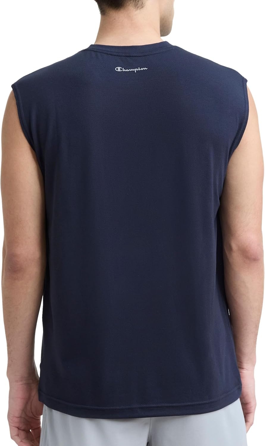 image:imageChampion Mens Performance Sport Crewneck Muscle Tee Standard Fit Lightweight BreathableDeep Navy