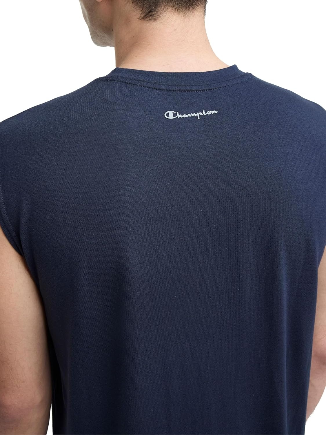 image:imageChampion Mens Performance Sport Crewneck Muscle Tee Standard Fit Lightweight BreathableDeep Navy