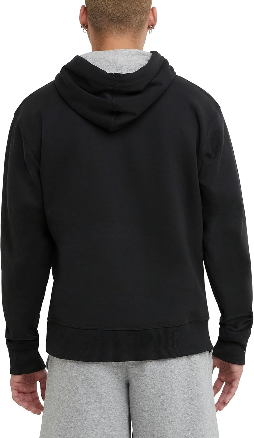 image:imageChampion Mens Pullover Fleece Hoodie Standard Fit Midweight C Logo Available in Regular and Big amp TallBlack