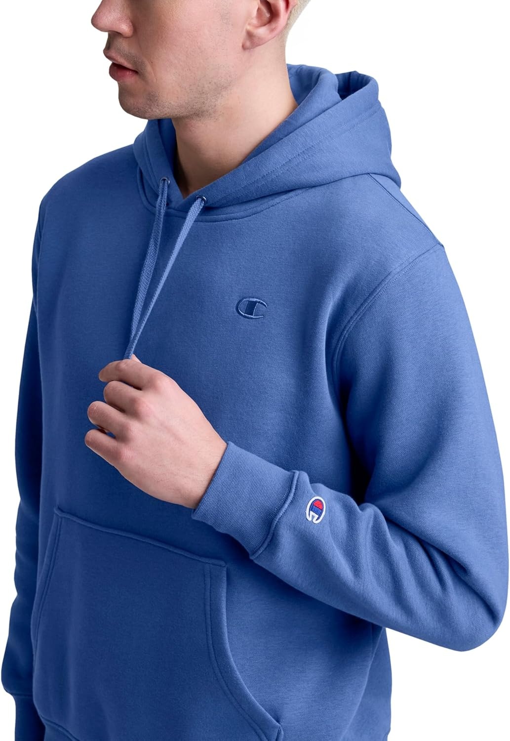 image:imageChampion Mens Pullover Fleece Hoodie Standard Fit Midweight C Logo Available in Regular and Big amp TallCoastal Fjord