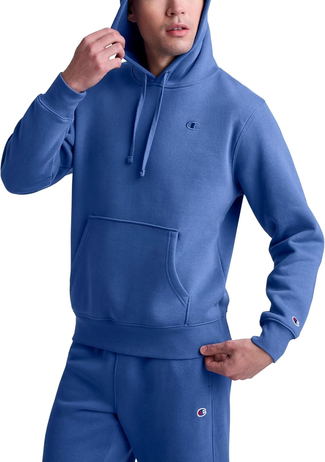 image:imageChampion Mens Pullover Fleece Hoodie Standard Fit Midweight C Logo Available in Regular and Big amp TallCoastal Fjord