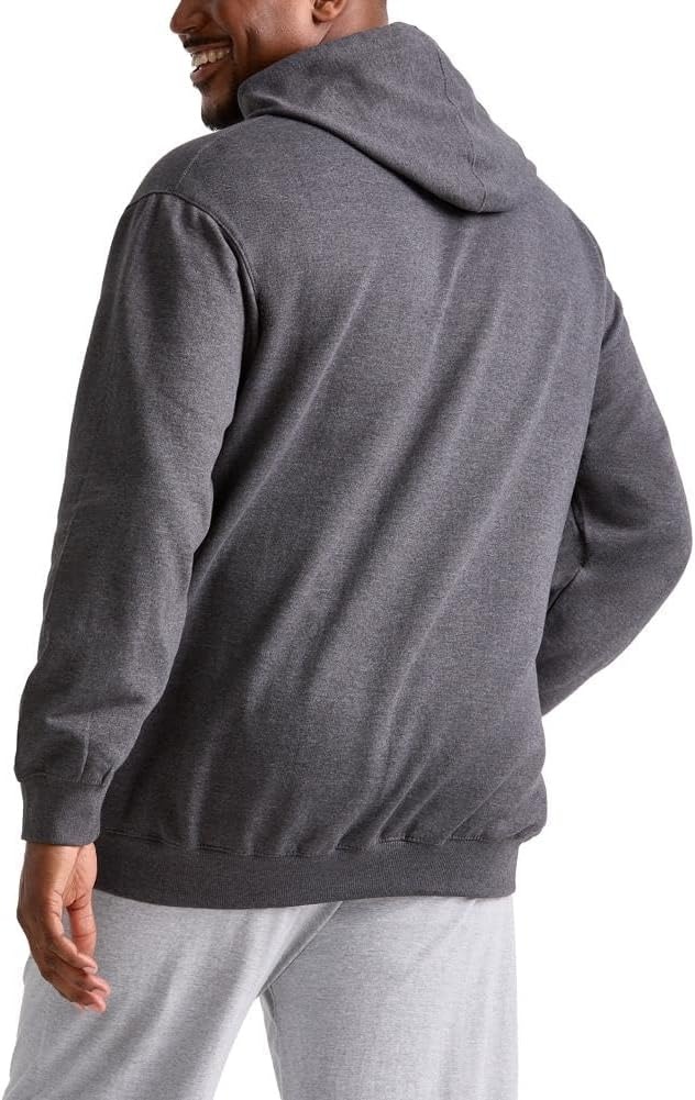 image:imageChampion Mens Pullover Fleece Hoodie Standard Fit Midweight C Logo Available in Regular and Big amp TallGranite Heather C Logo