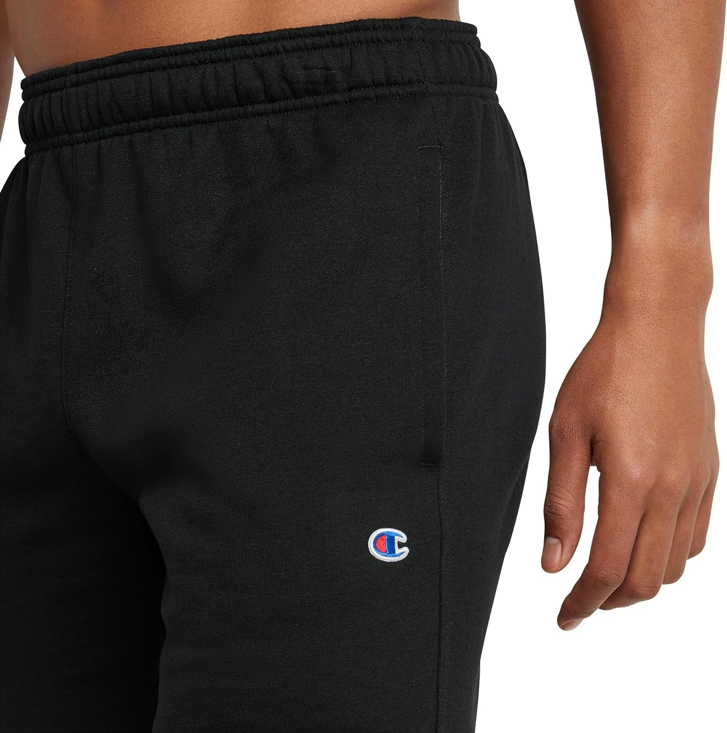 image:imageChampion Mens Shorts Fleece Midweight Shorts Athletic Shorts With Pockets Reg Or Big amp TallBlack C Patch Logo