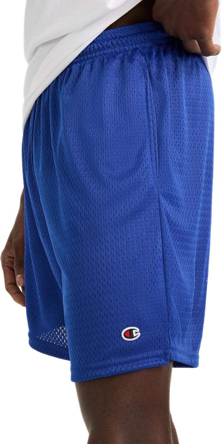 image:imageChampion Mens Shorts Mens Mesh Gym Shorts Lightweight Athletic Shorts Reg Or Big amp TallSurf the Web C Patch Logo