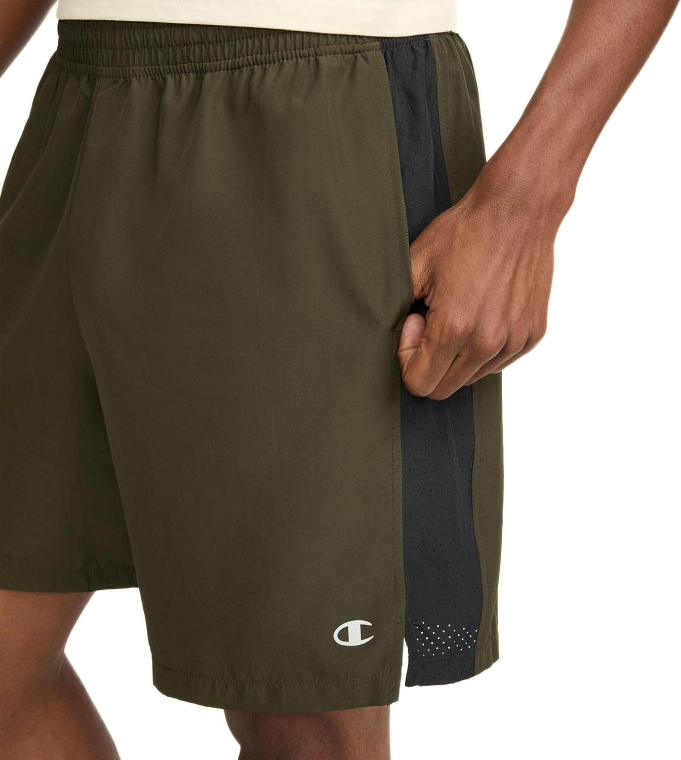 image:imageChampion Mens Sport Shorts Athletic Shorts for Men Lightweight Gym Shorts 7ArmyBlack