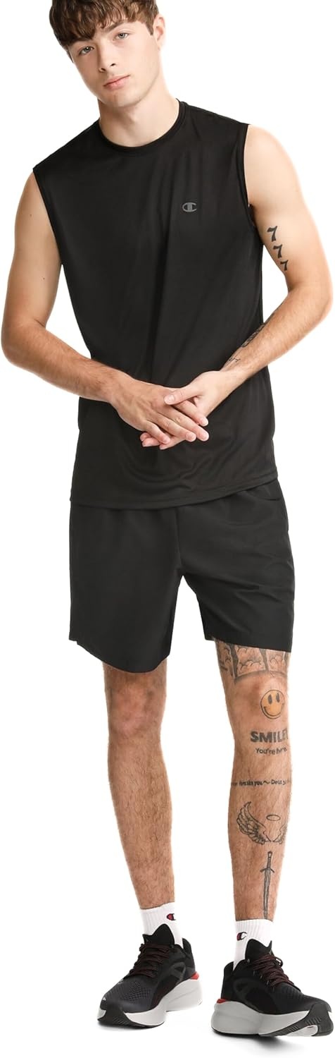 image:imageChampion Mens Sport Shorts Athletic Shorts for Men Lightweight Gym Shorts 7Black