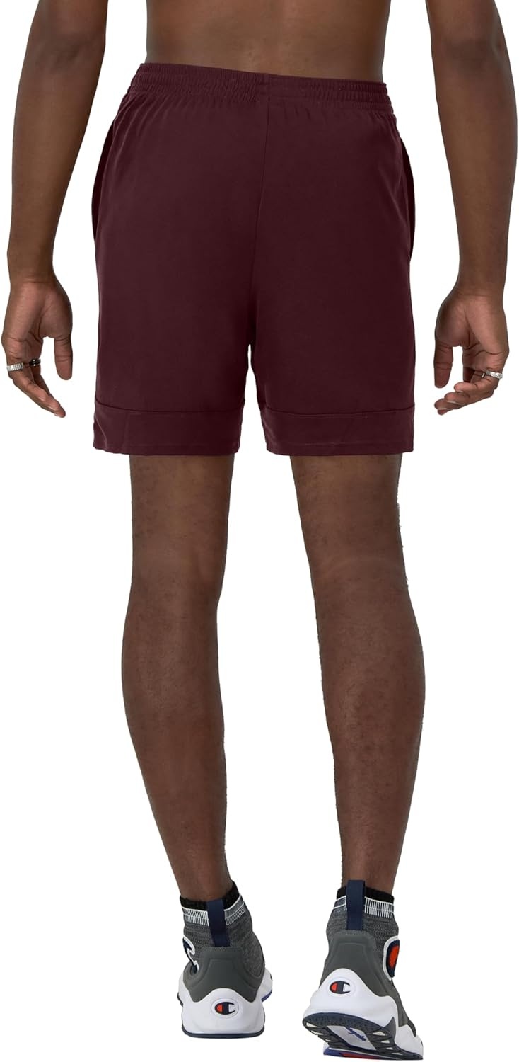image:imageChampion Mens Sport Shorts Standard Fit 7 Inch Inseam Lightweight Fabric MoistureWickingMaroon