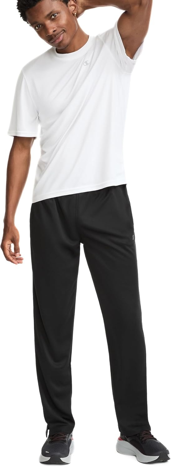 image:imageChampion Mens Sport Sweatpants Standard Fit Lighweight Moisture WickingBlack