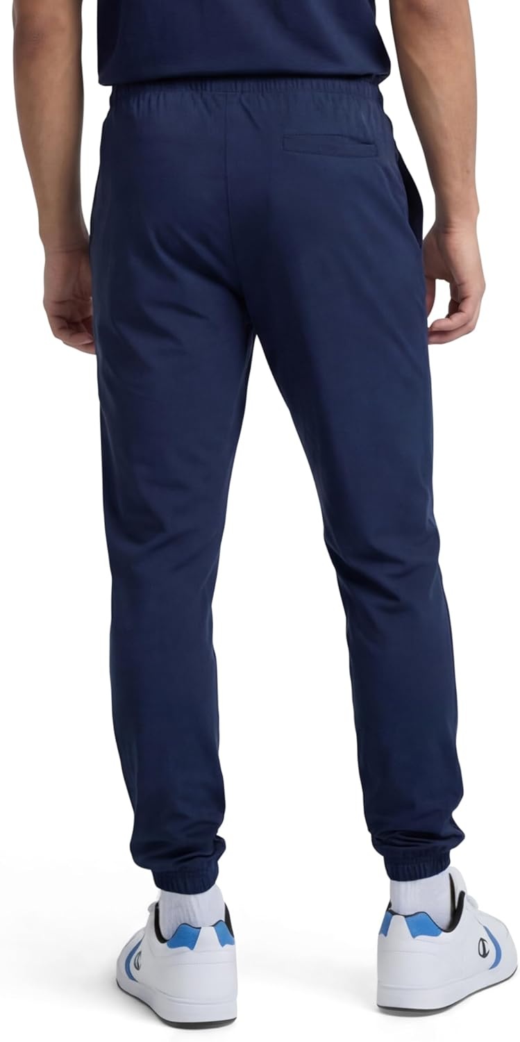 image:imageChampion Mens Sport Sweatpants Standard Fit Lighweight Moisture WickingDeep Navy C Logo Updated