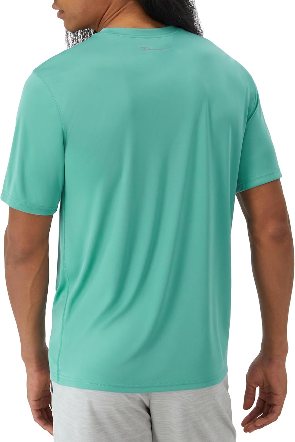 image:imageChampion Mens Tshirt Sport Tee Moisture Wicking Anti Odor Athletic Tshirt for Men Reg Or Big amp TallAqua Crush