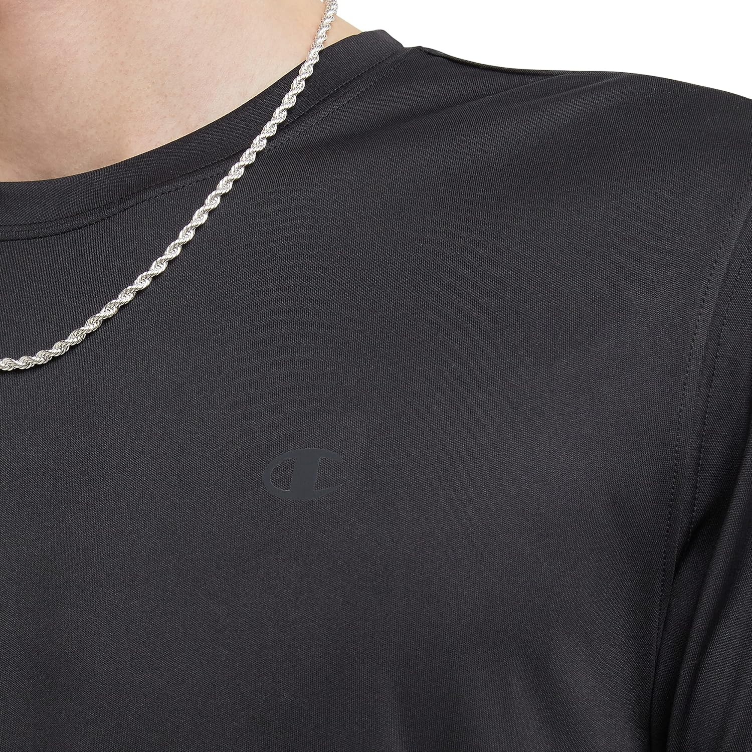 image:imageChampion Mens Tshirt Sport Tee Moisture Wicking Anti Odor Athletic Tshirt for Men Reg Or Big amp TallBlack