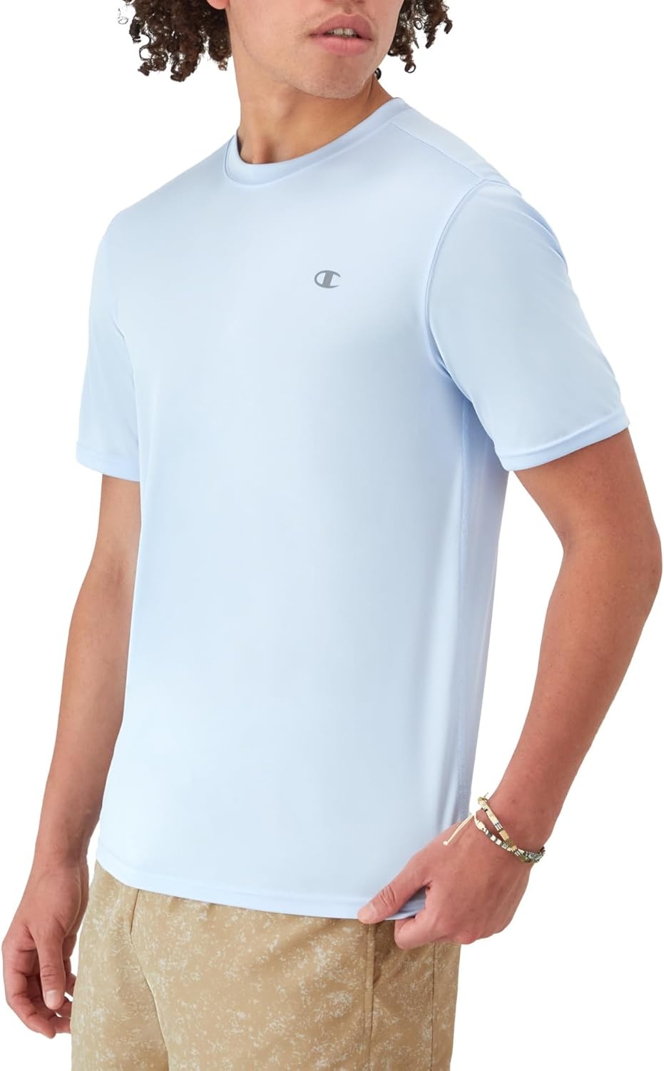 image:imageChampion Mens Tshirt Sport Tee Moisture Wicking Anti Odor Athletic Tshirt for Men Reg Or Big amp TallBlue Trance