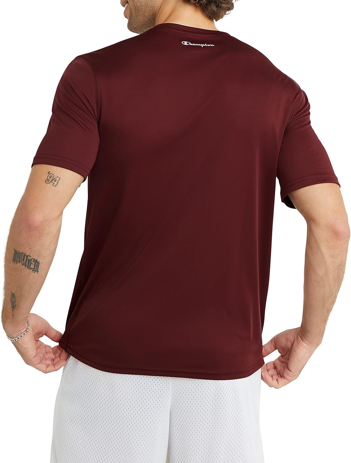 image:imageChampion Mens Tshirt Sport Tee Moisture Wicking Anti Odor Athletic Tshirt for Men Reg Or Big amp TallMaroon