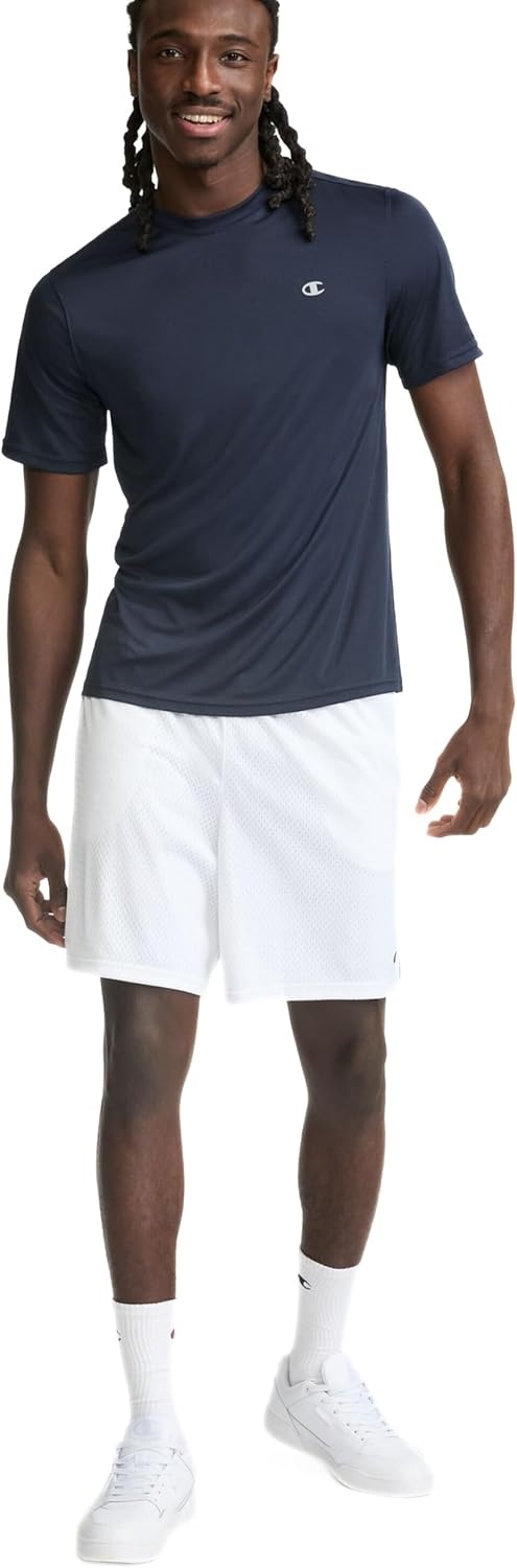 image:imageChampion Mens Tshirt Sport Tee Moisture Wicking Anti Odor Athletic Tshirt for Men Reg Or Big amp TallNavy