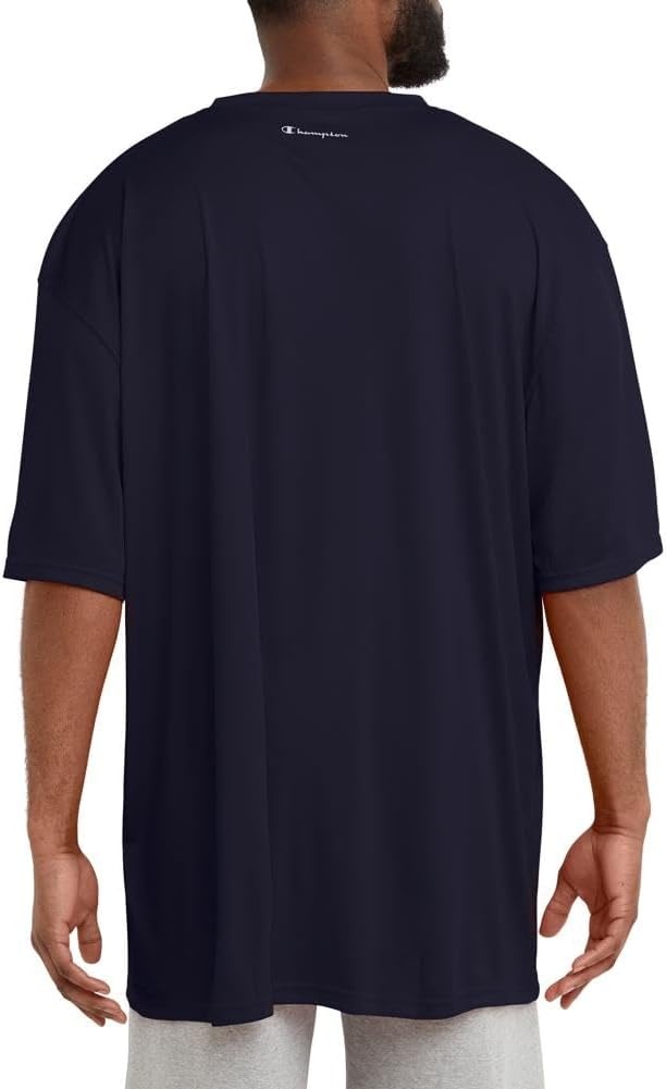 image:imageChampion Mens Tshirt Sport Tee Moisture Wicking Anti Odor Athletic Tshirt for Men Reg Or Big amp TallNavy