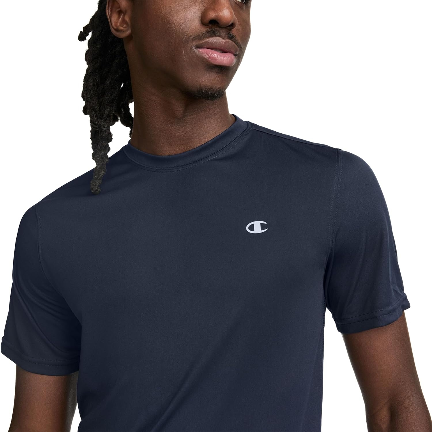 image:imageChampion Mens Tshirt Sport Tee Moisture Wicking Anti Odor Athletic Tshirt for Men Reg Or Big amp TallNavy