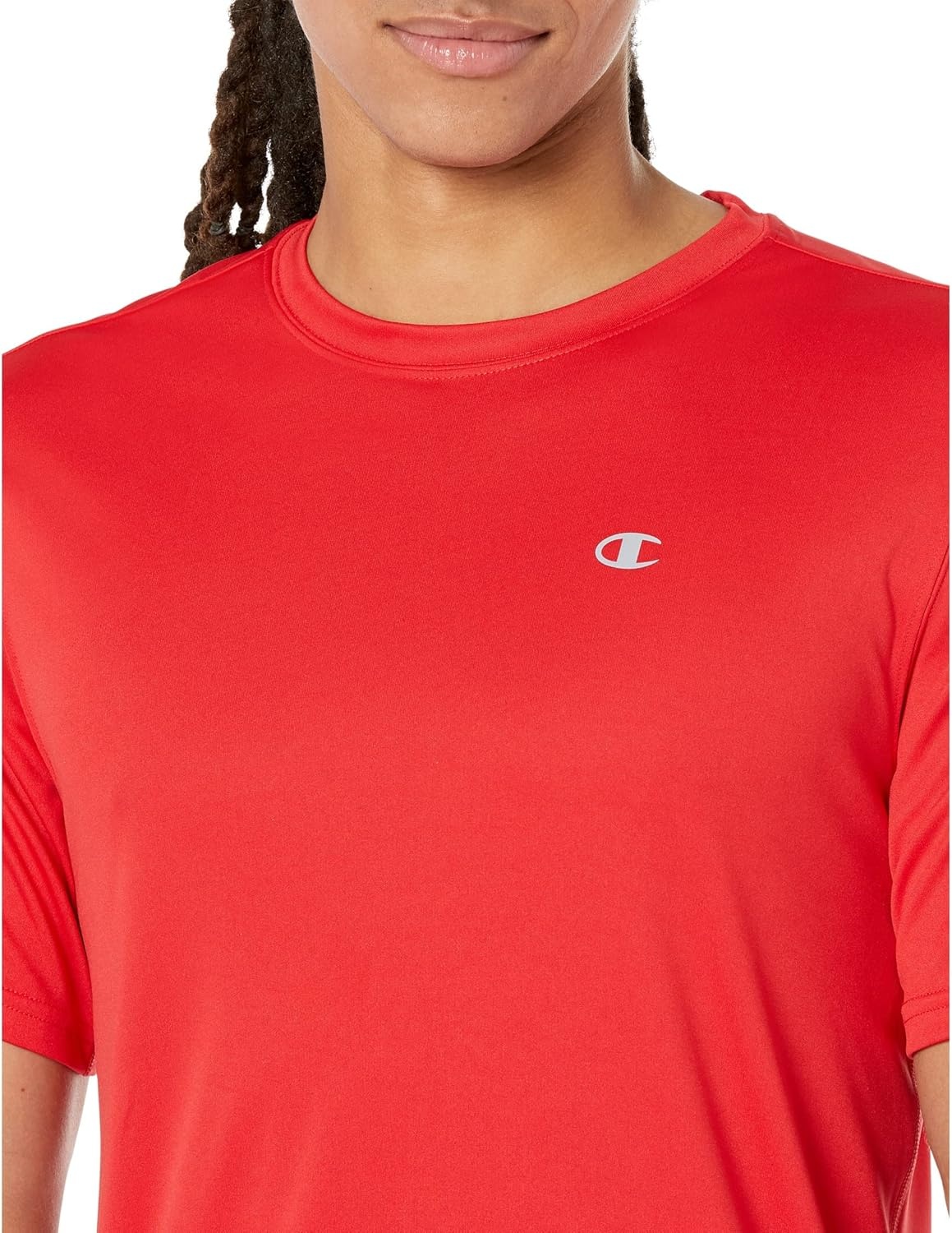 image:imageChampion Mens Tshirt Sport Tee Moisture Wicking Anti Odor Athletic Tshirt for Men Reg Or Big amp TallScarlet