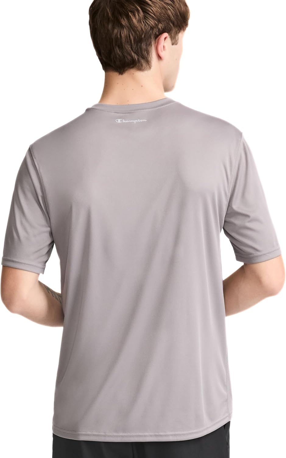 image:imageChampion Mens Tshirt Sport Tee Moisture Wicking Anti Odor Athletic Tshirt for Men Reg Or Big amp TallStone Gray