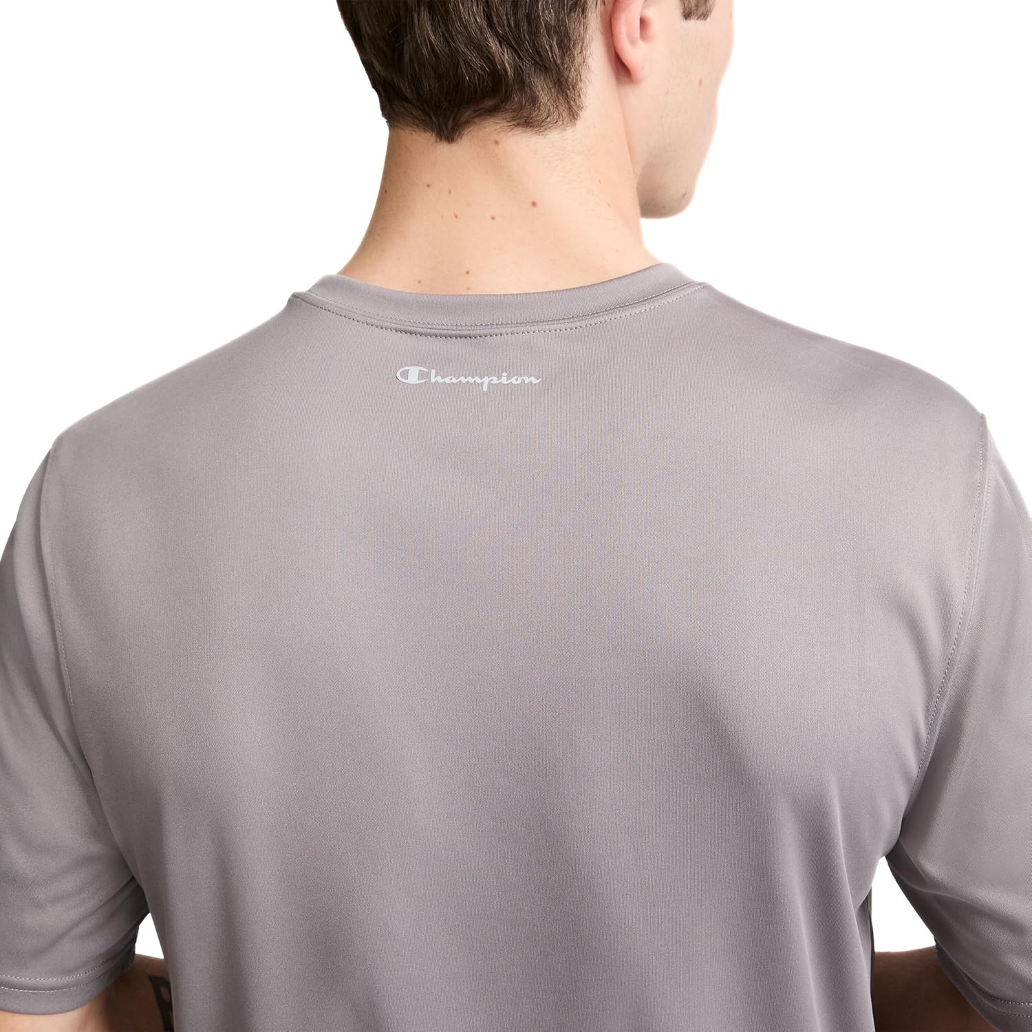 image:imageChampion Mens Tshirt Sport Tee Moisture Wicking Anti Odor Athletic Tshirt for Men Reg Or Big amp TallStone Gray