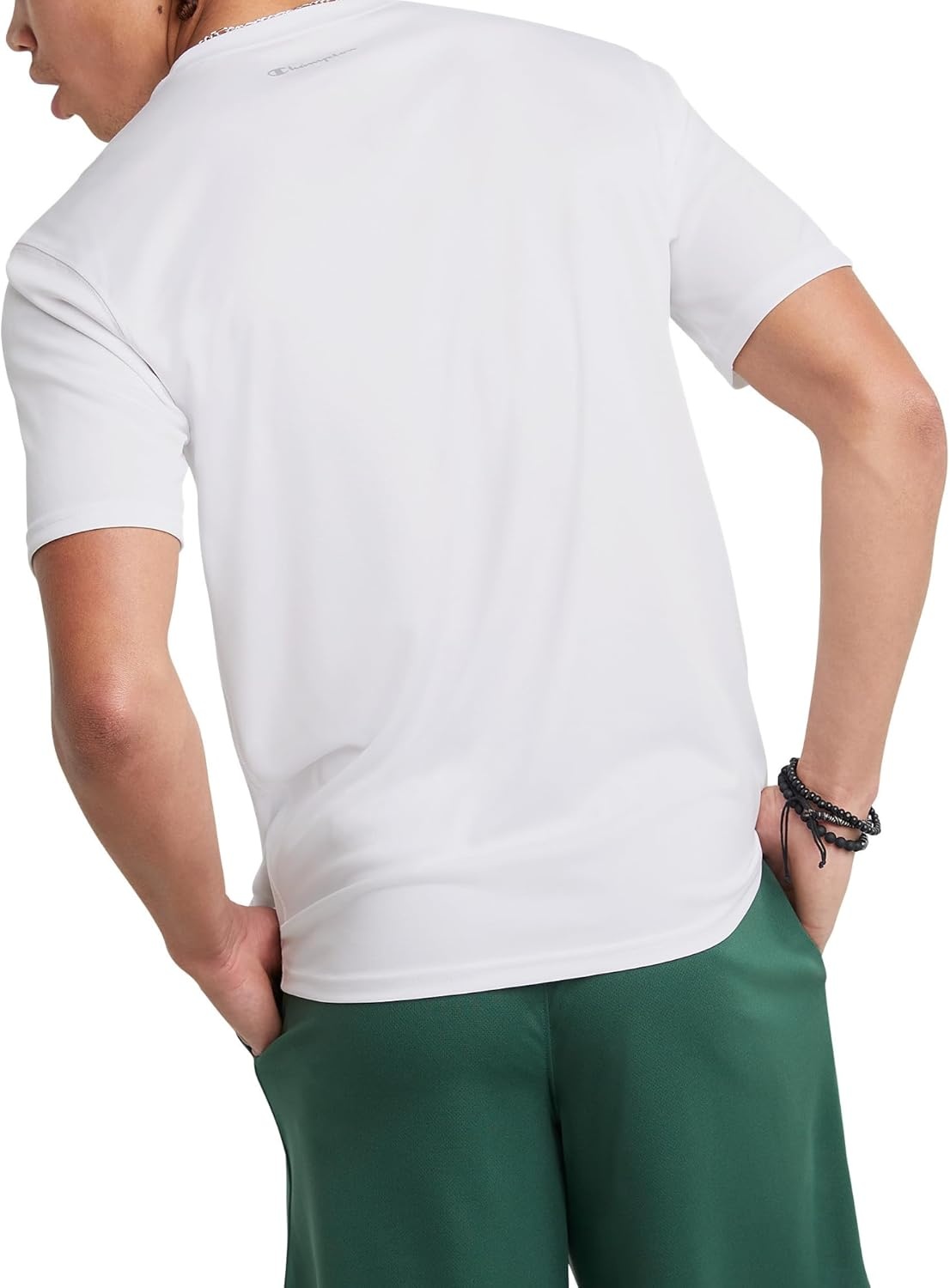 image:imageChampion Mens Tshirt Sport Tee Moisture Wicking Anti Odor Athletic Tshirt for Men Reg Or Big amp TallWhite
