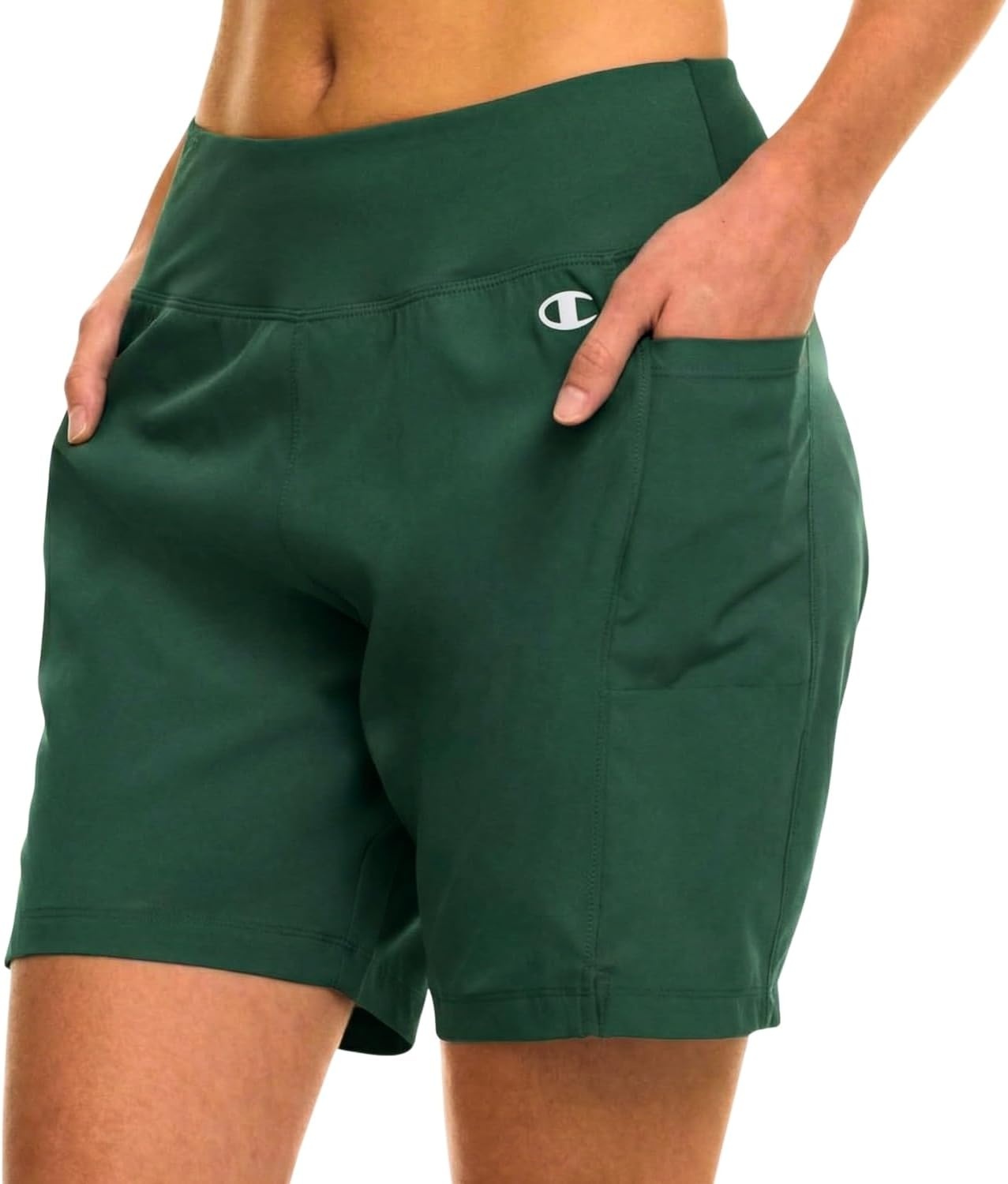 image:imageChampion Swim Board Shorts for Women 57 Swim Shorts Women with Pockets for Beach Pool SummerMystic Green