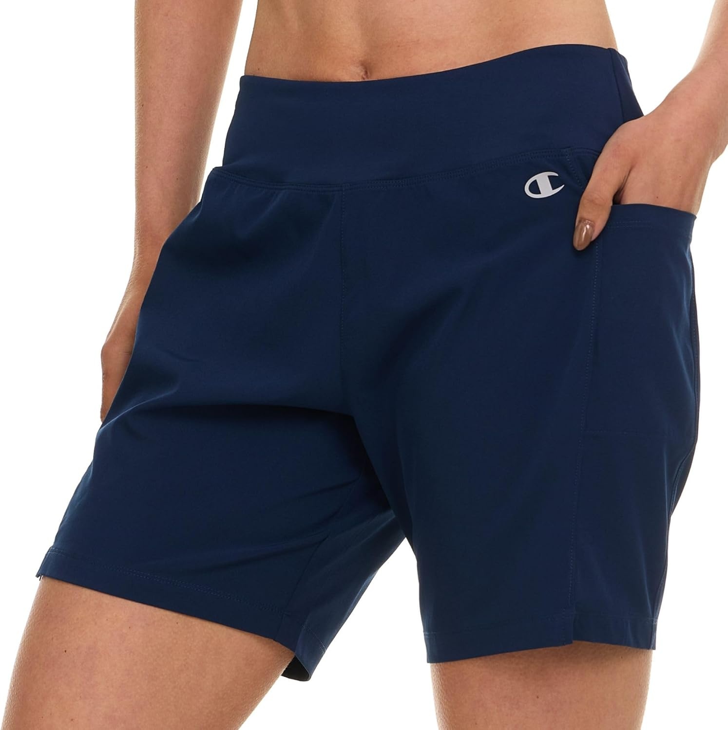 image:imageChampion Swim Board Shorts for Women 57 Swim Shorts Women with Pockets for Beach Pool SummerNavy