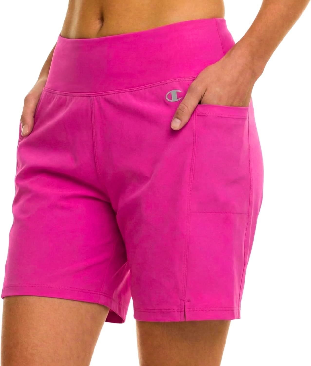 image:imageChampion Swim Board Shorts for Women 57 Swim Shorts Women with Pockets for Beach Pool SummerSpiced Pink