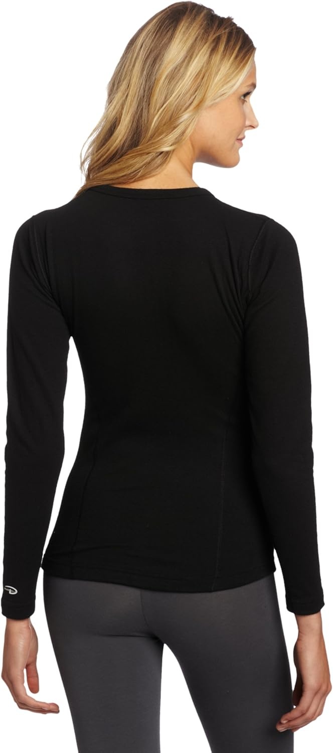 image:imageDuofold Womens Heavyweight DoubleLayer Thermal ShirtBlack