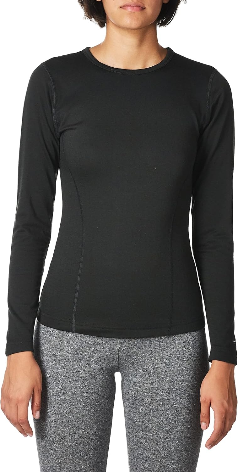 image:imageDuofold Womens Heavyweight DoubleLayer Thermal ShirtBlack
