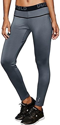 image:imageDuofold Womens Mid Weight Fleece Lined Thermal LeggingStormy Night