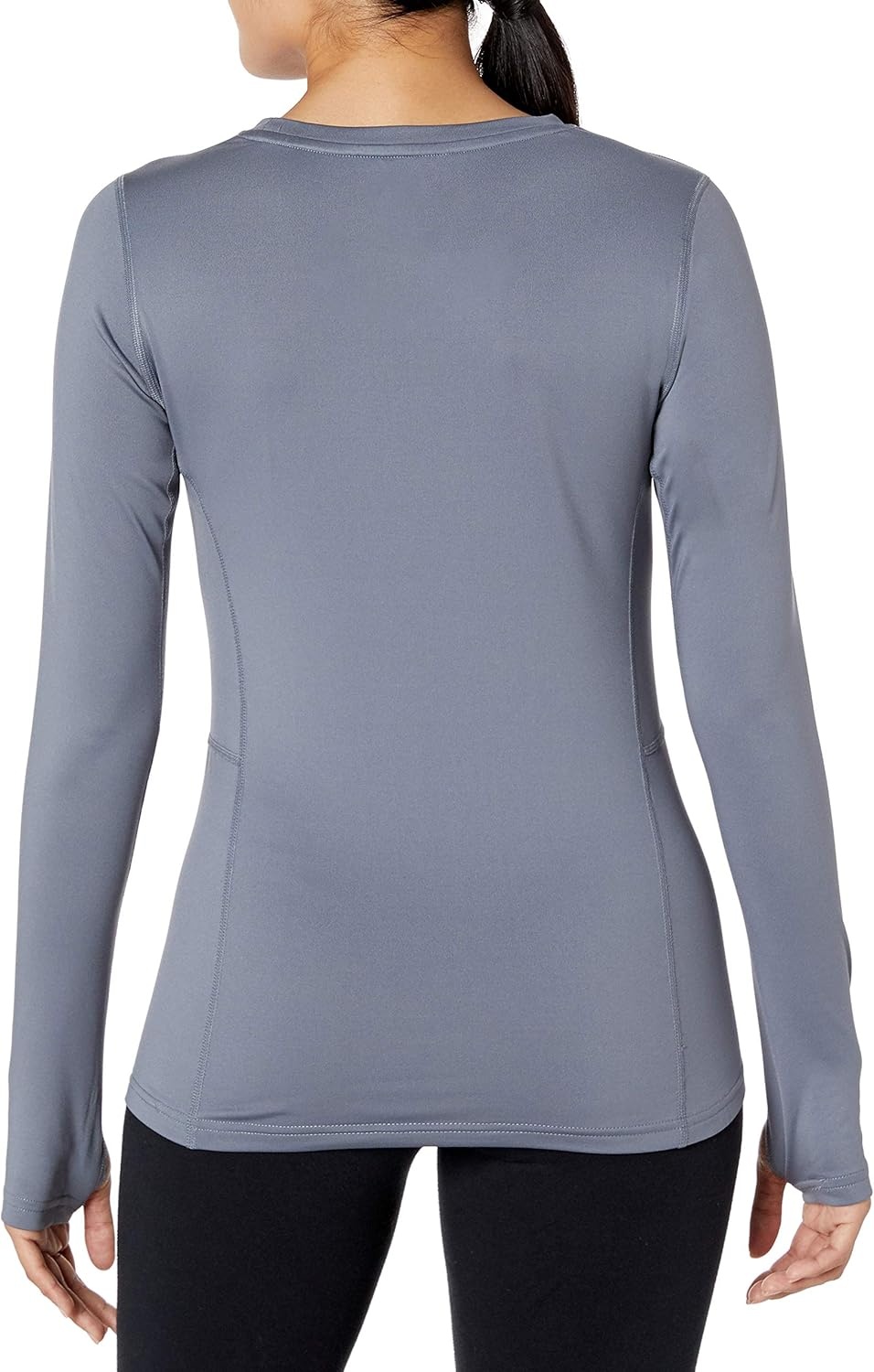 image:imageDuofold Womens Mid Weight Fleece Lined Thermal ShirtStormy Night