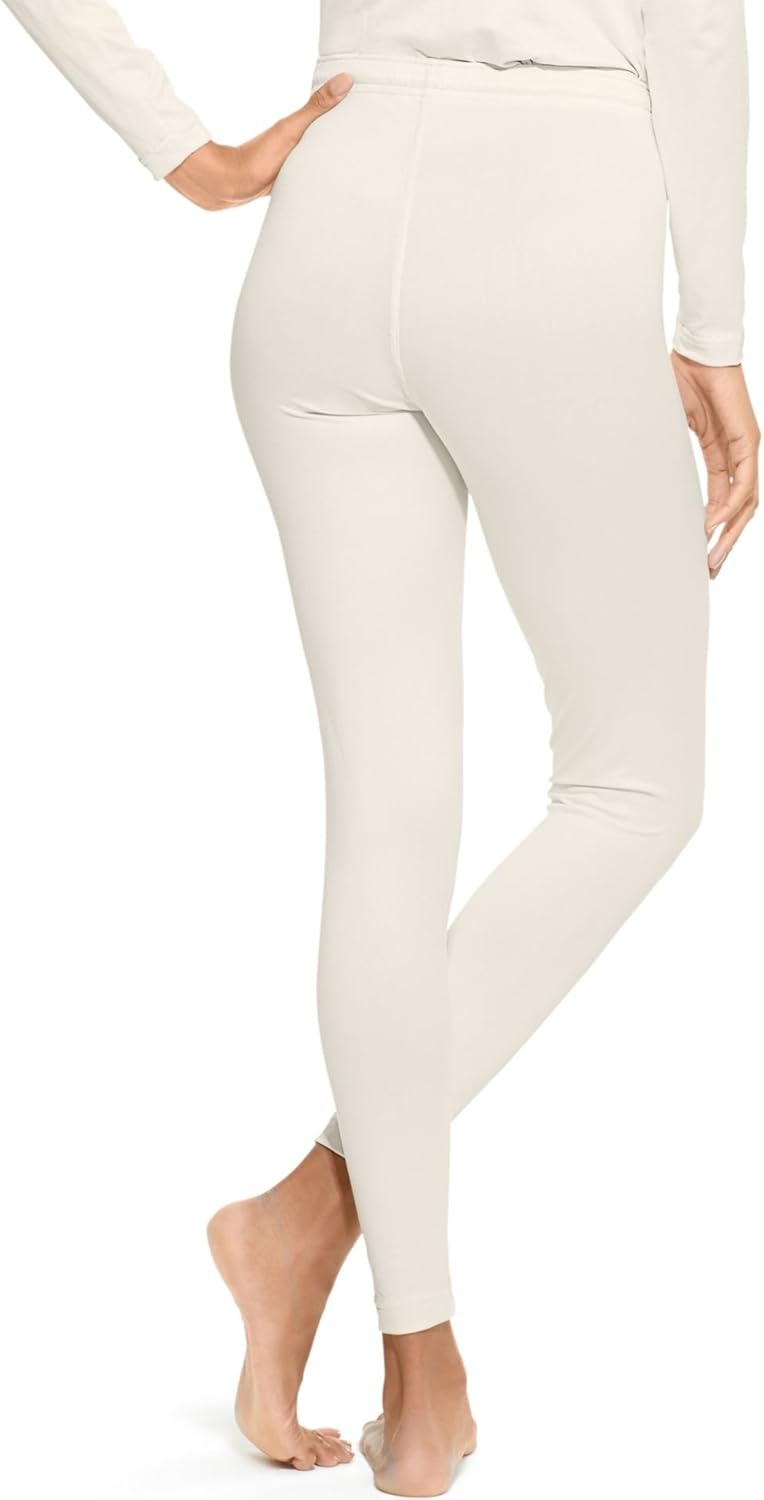 image:imageDuofold Womens Mid Weight Varitherm Thermal LeggingsIce Cake