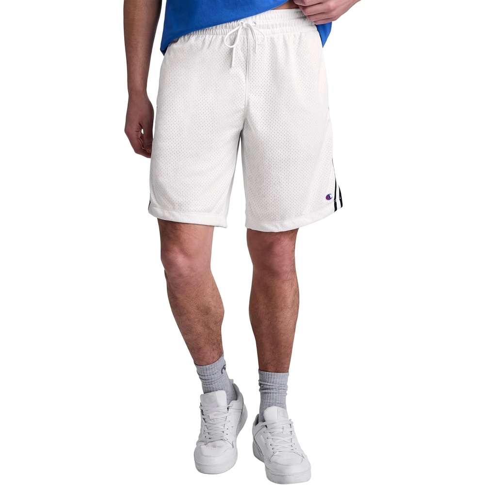 image:imageChampion Mens 10 Lacrosse Shorts Standard Fit Lightweight Available in Regular and Big amp TallBright White