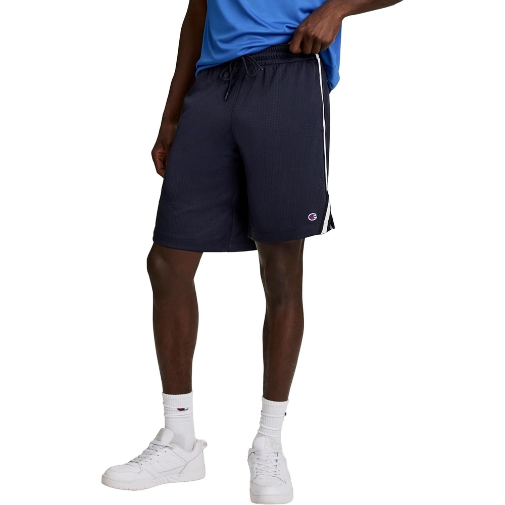 image:imageChampion Mens 10 Lacrosse Shorts Standard Fit Lightweight Available in Regular and Big amp TallDeep Navy