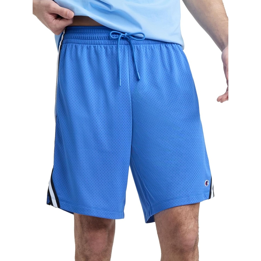 image:imageChampion Mens 10 Lacrosse Shorts Standard Fit Lightweight Available in Regular and Big amp TallNebulas Blue