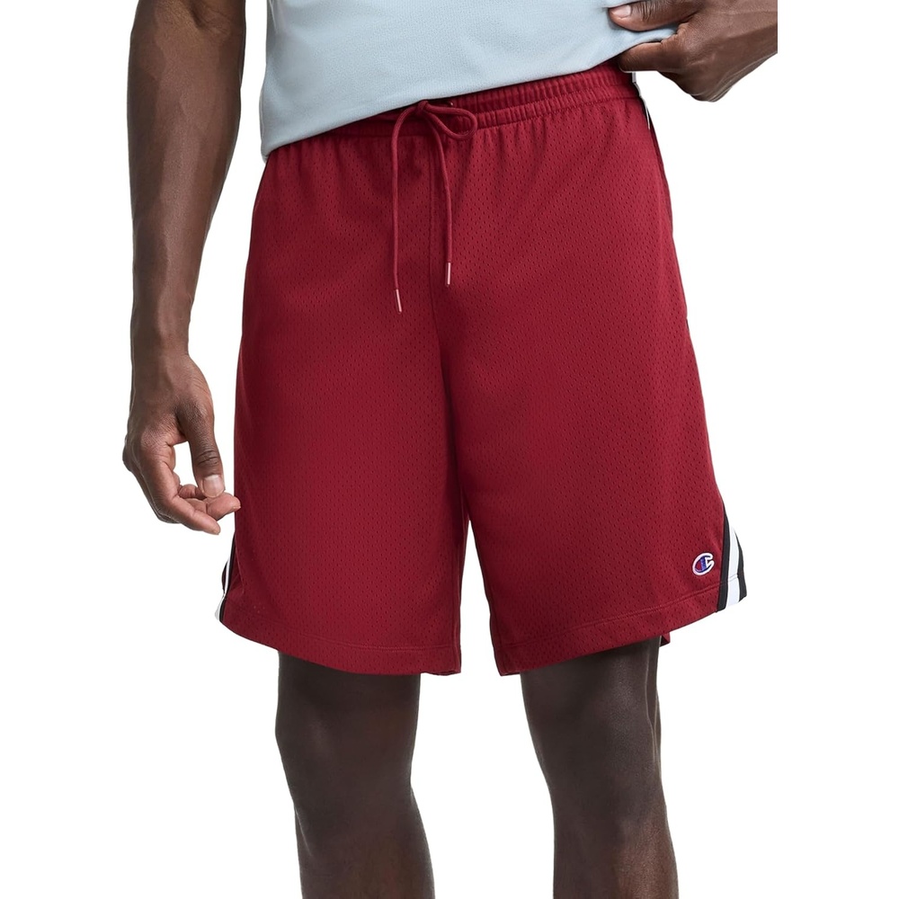 image:imageChampion Mens 10 Lacrosse Shorts Standard Fit Lightweight Available in Regular and Big amp TallPomegranate