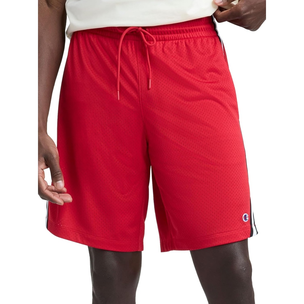 image:imageChampion Mens 10 Lacrosse Shorts Standard Fit Lightweight Available in Regular and Big amp TallTango Red