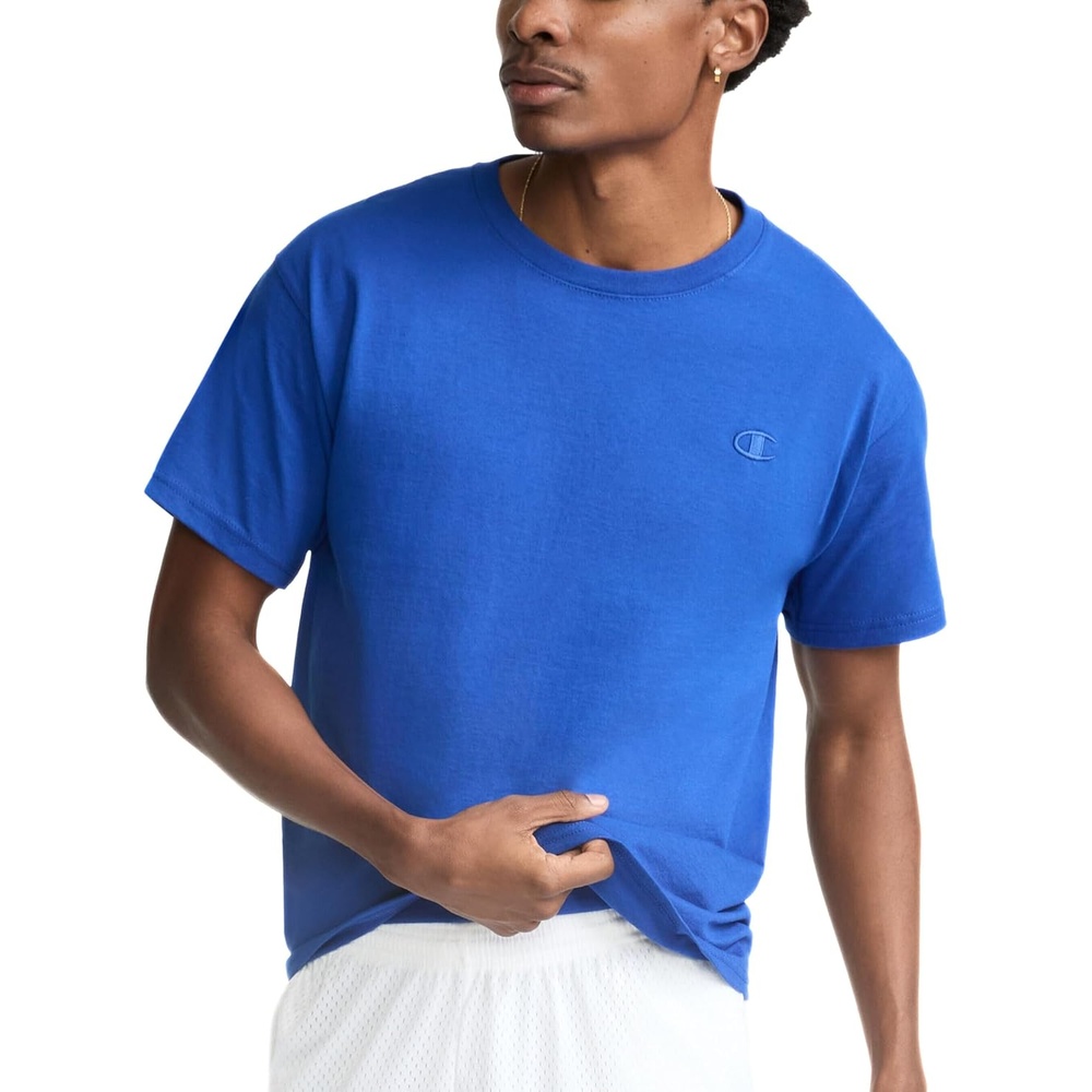 image:imageChampion Mens Classic Short Sleeve TShirt Standard Fit Midweight 100 Cotton Available in Regular and Big amp TallSurf the Web