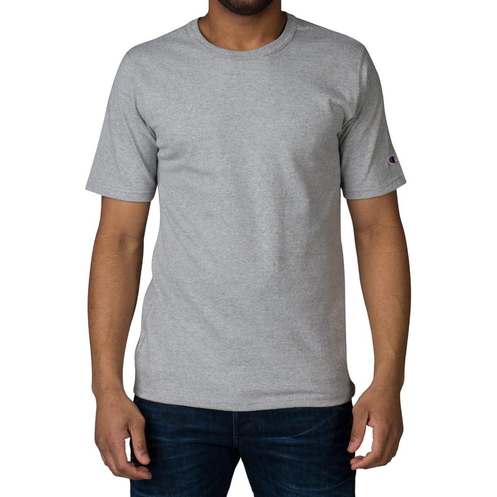 image:imageChampion Mens Heritage Short Sleeve Tee Mens TShirts Vintage Shirts Mens Tee Shirts GraphicsOxford Gray